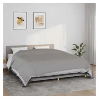 VidaXL Gewichtsdecke Grau 220x260 cm 15 kg Stoff