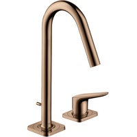 Hansgrohe Citterio M 2-Loch Waschtischarmatur Polished Red Gold