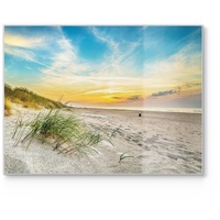 Deqori Schneidebrett aus Glas | groß 40x30 cm |