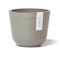 Ecopots Pflanztopf Oslo Mini Braungrau 11,5 cm x 10