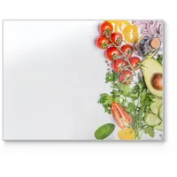 Deqori Schneidebrett aus Glas | groß 40x30 cm |