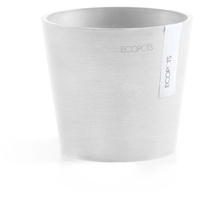 Ecopots Pflanztopf Amsterdam Mini Weiß 13 cm x 11,4