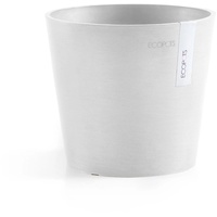 Ecopots Pflanztopf Amsterdam Mini Weiß 17 cm x 14,9