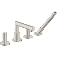 Hansgrohe Axor Uno 4-Loch Wannenrandarmatur Zerogriff, Ausladung 152mm, 45444800
