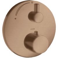 Hansgrohe Axor Uno Thermostat Unterputz mit Absperrventil brushed red