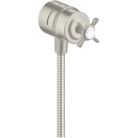 Hansgrohe Axor Montreux Fixfit Stop Absperrventil und Kreuzgriff edelstahloptik