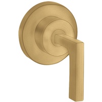 Hansgrohe Axor Citterio Absperrventil Unterputz mit Hebelgriff brushed gold