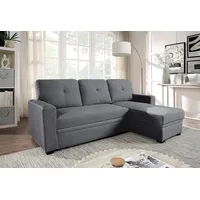 Atlantic Home Collection Schlafsofa »Gerrit L-Form«, Ecksofa, Bettfunktion &