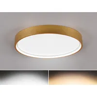 Trio LED Deckenleuchte Doha Messing matt Ø 45 cm