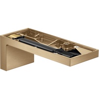Hansgrohe Axor MyEdition Wanneneinlauf ohne Platte brushed bronze