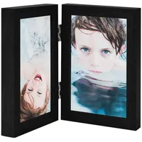 VidaXL Bilderrahmen Collage Schwarz 21x29,7 cm 2er Set