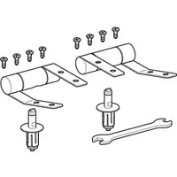 Geberit Scharnier-Set 598181000 für WC-Sitz