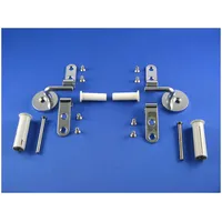 Geberit Scharnier-Set 598090000 verchromt, für WC-Sitz