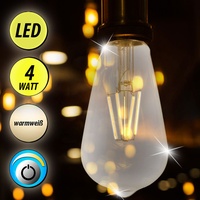 WOFI Vintage 4 W LED Leuchtmittel E27 dimmbar Glüh