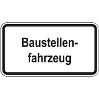Adco Warn- und Hinweißchild 30, 600x330mm Baustellenfahrzeug RAL-Gütezeichen Folie