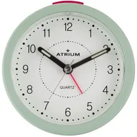 Atrium Wecker Analog Quarz ohne Ticken mit Licht und