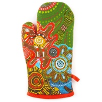 Excelsa Aboriginal Ofenhandschuh, Einheitsgröße, Futter 100% Baumwolle, Füllung aus