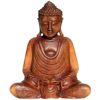 WOGEKA Super schöner 20 cm Hand unten Buddha Meditation