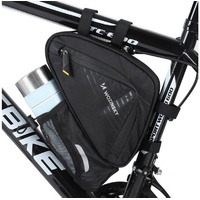 Wozinsky Fahrradtasche 1,5l unter dem Rahmen Schwarz (WBB23BK)