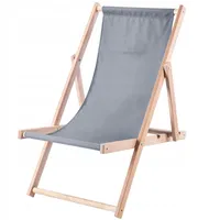 Kadax Liegestuhl, Strandstuhl aus Holz, Sonnenliege bis 120kg, Liege