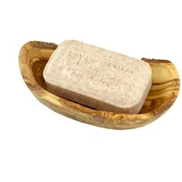 D.O.M. Die Olivenholz Manufaktur Seifenschale rustikal klein 12-14cm