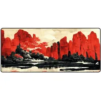 Sharkoon Skiller SGP30 XXL D3, Gaming Mouse Mat, gelb/rot/schwarz