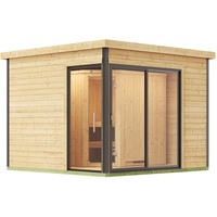 Weka 412 inkl. Elementsauna 44/68 mm naturbelassen 9,0 kW