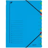 Leitz Ordnungsmappe A4 Blau 12 Fächer