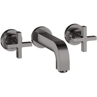 Hansgrohe Axor Citterio 3-Loch Waschtischarmatur Unterputz Auslauf 162mm, Kreuzgriffe,
