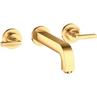 Hansgrohe Axor Citterio 3-Loch Waschtischarmatur Unterputz Auslauf 222mm, Hebelgriffe,