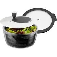 GEFU Salatschleuder Rotare 3 L rund 17,9 cm schwarz