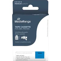 MediaRange Schriftbandka. Brother TZ-541/TZe-541 18mm 8m sw Multimedia-Technik Schriftbänder