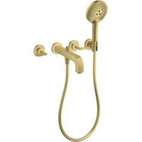 Hansgrohe Axor Citterio 3-Loch Wannenarmatur mit Hebelgriffen 39448950, Farbe: