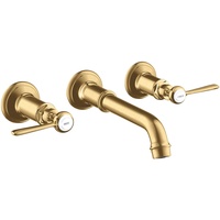 Hansgrohe Axor Montreux 3-Loch Waschtischarmatur Unterputz, Wandmontage, Hebelgriffe, 16534250,