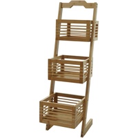 Mendler Regal HWC-M21, Standregal Badregal Ablageregal Wohnregal mit 3