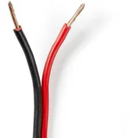 Nedis Lautsprecherkabel 2X 1.50 mm2 CCA 100.0 m rund