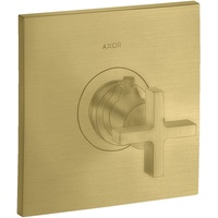 Hansgrohe Axor Citterio Thermostat HighFlow Unterputz mit Kreuzgriff brushed