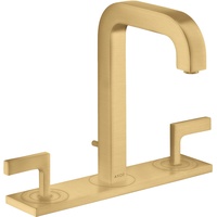 Hansgrohe Axor Citterio 3-Loch Waschtischarmatur 170, Zugstangen-Ablaufgarnitur, Auslauf 140mm,