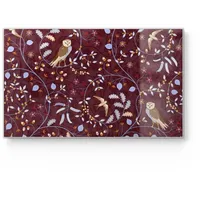 Deqori Frühstücksbrett Glas | klein 23x14 cm | Motiv