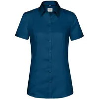 Hakro Bluse „Business 112, halbarm - 2XS - marine,