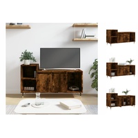 VidaXL TV-Schrank Räuchereiche 100x35x55 cm Holzwerkstoff