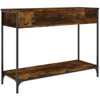 VidaXL Konsolentisch Räuchereiche 100x34,5x75 cm