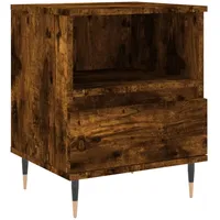 VidaXL Nachttisch Räuchereiche 40x35x50 cm Holzwerkstoff