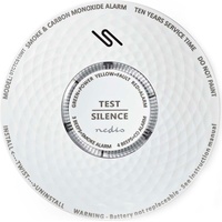 Nedis Smoke & Kohlenmonoxid-Alarm Batteriebetrieben Batterie Lebensdauer bis zu: