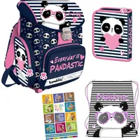 Goldkids Lovely Panda 4er Set Schulranzen Ranzen Tornister Federmappe