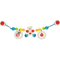 GoKi 65313 - Kinderwagenkette Herzbär mit Clips