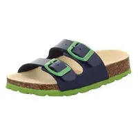 Superfit Fussbettpantoffel Pantoffeln, Blau Grün 8210, 39 EU