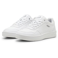 Puma Court Classy Turnschuhe, White Silver Metallic, 42, EU