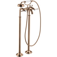 Hansgrohe Axor Montreux 2-Griff-Wannenarmatur, Hebelgriffe, bodenstehend, Ausladung 234mm, 16553300,