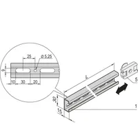 Schroff C-RAIL F.800W CABINET 650L 4X 22114457